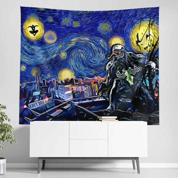 Starry Night Venom Tapestry