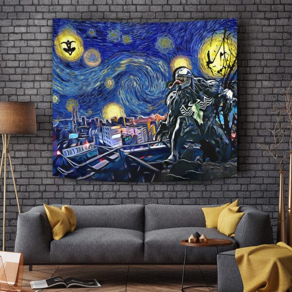 Starry Night Venom Tapestry