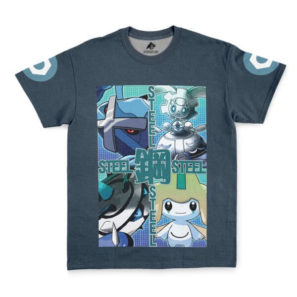 Steel Type Pokemon Streetwear T Shirt