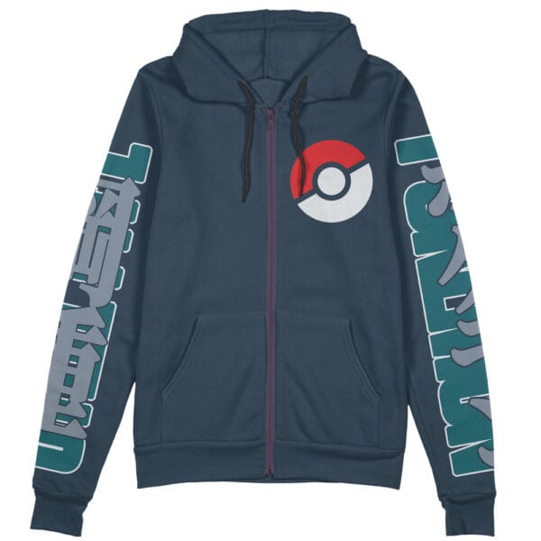 Steel Type Pokemon Streetwear Zip Hoodie Jacket