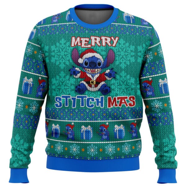 Stitch Merry Stitchmas Ugly Christmas Sweater