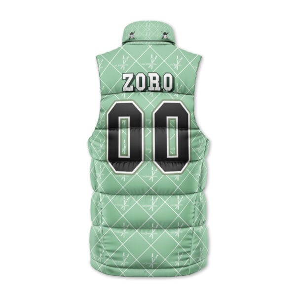 Straw Hats Zoro One Piece Sleeveless Down Jacket