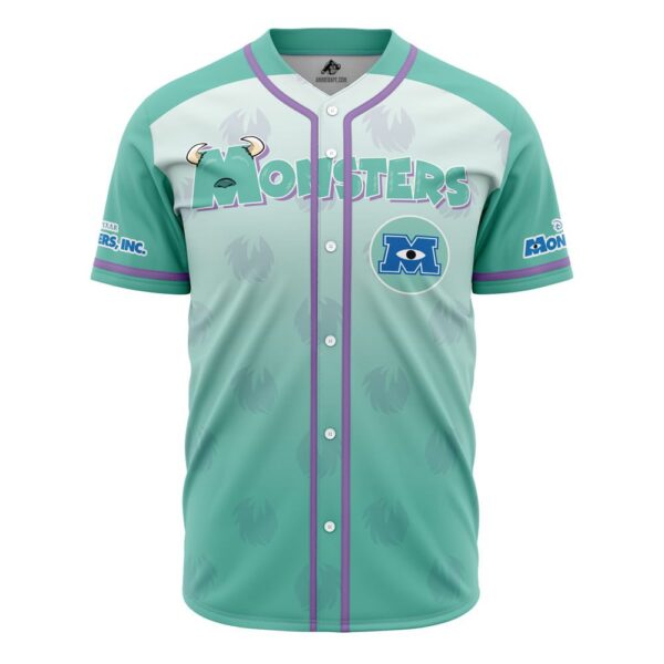 Sully Monsters Inc V1 Disney Baseball Jersey