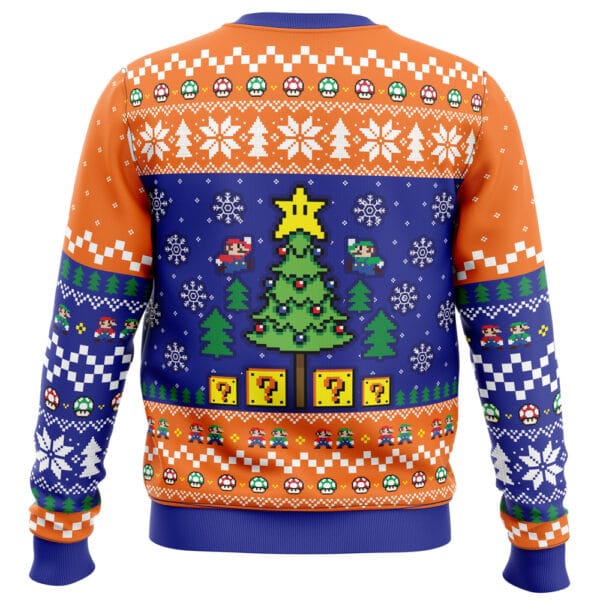 Super Bros Christmas Super Mario Bros Ugly Christmas Sweater