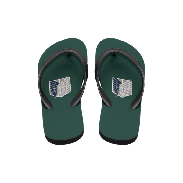 Anime Survey Corps Attack On Titan Custom Flip Flops