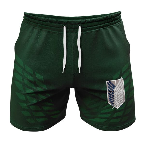 Anime Survey Corps Attack On Titan Gym Shorts