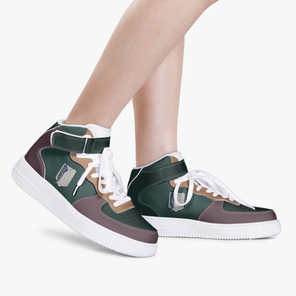 Anime Survey Corps Attack On Titan Force 1 High Shoes