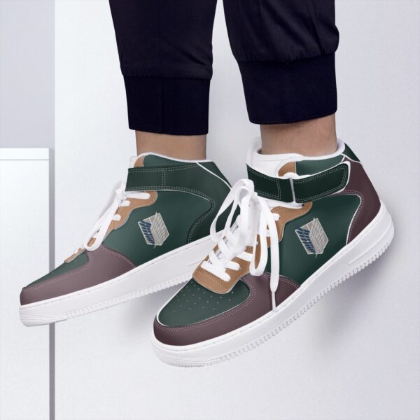 Anime Survey Corps Attack On Titan Force 1 High Shoes