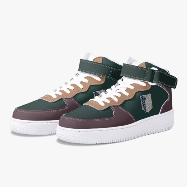 Anime Survey Corps Attack On Titan Force 1 High Shoes