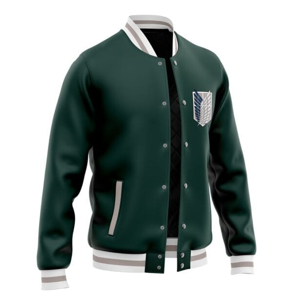 Anime Survey Corps Pattern Attack On Titan Varsity Jacket