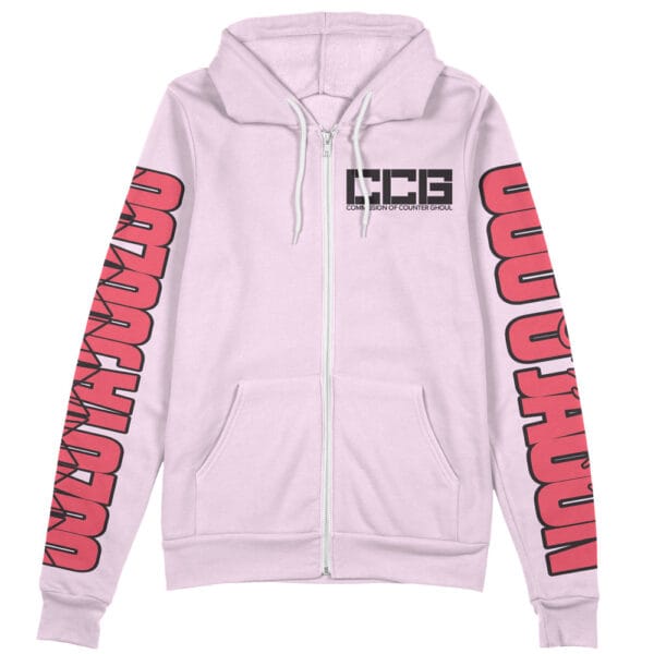 Suzuya Juuzou Tokyo Ghoul Streetwear Zip Hoodie Jacket