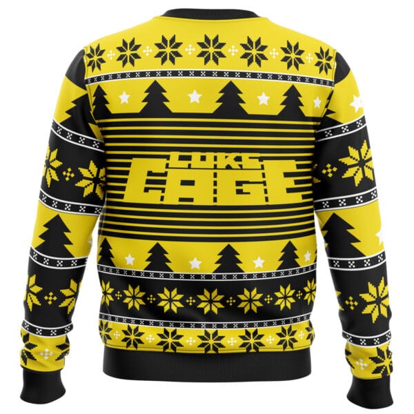 Sweet Christmas Luke Cage Ugly Christmas Sweater