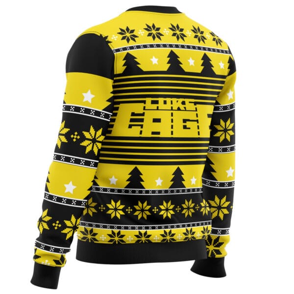 Sweet Christmas Luke Cage Ugly Christmas Sweater