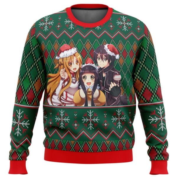 Anime Sword Art Online Ugly Christmas Sweater