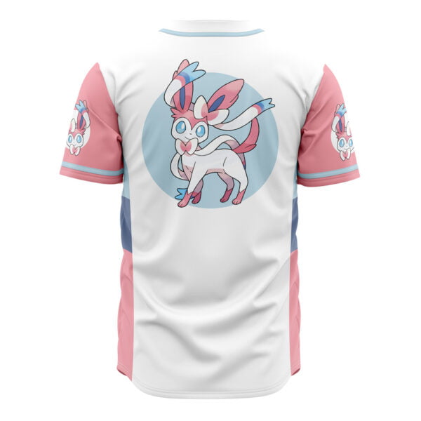 Sylveon Eeveelution Pokemon Baseball Jersey