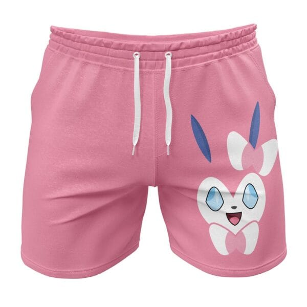 Sylveon Face Pokemon Gym Shorts