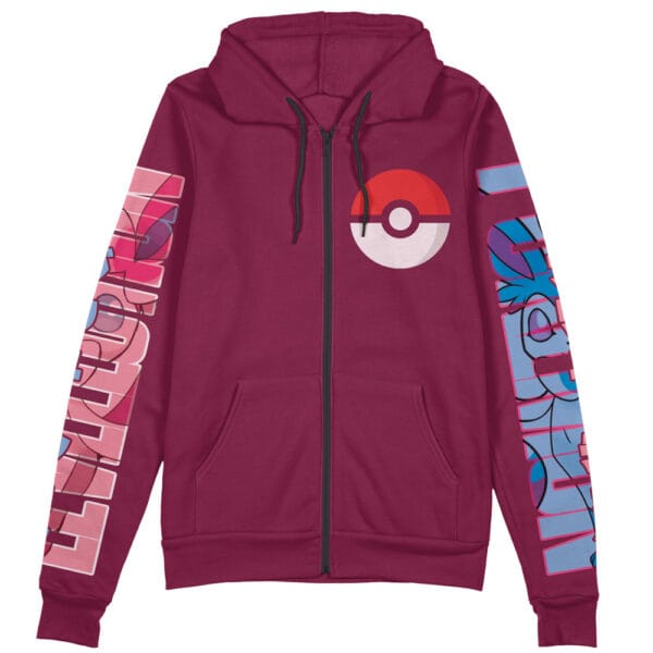 Sylveon Pokemon Streetwear Zip Hoodie Jacket