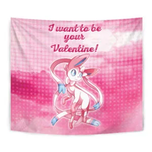 Sylveon Your Valentine Pokemon Tapestry