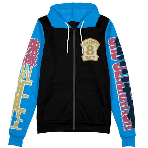 Tamaki Kotatsu Fire Force Streetwear Zip Hoodie Jacket