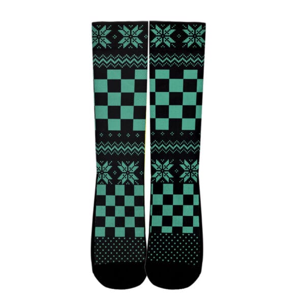 Anime Tanjiro Socks Demon Slayer Custom Christmas Anime Socks