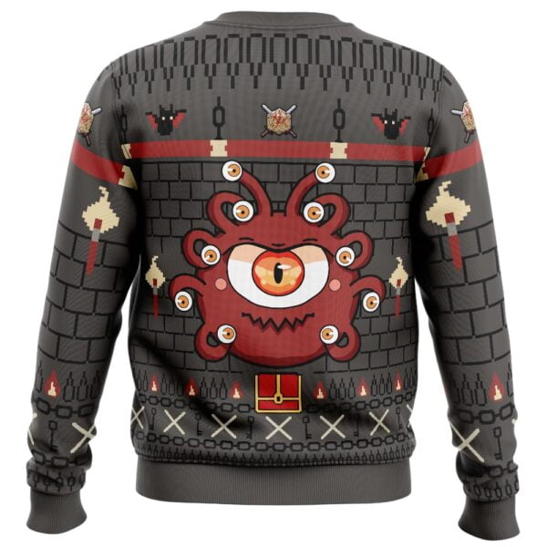 The Beholder Dungeons And Dragons Ugly Christmas Sweater