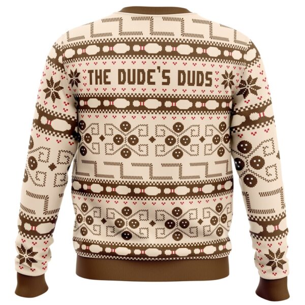 The Dudes Duds The Big Lebowski Ugly Christmas Sweater