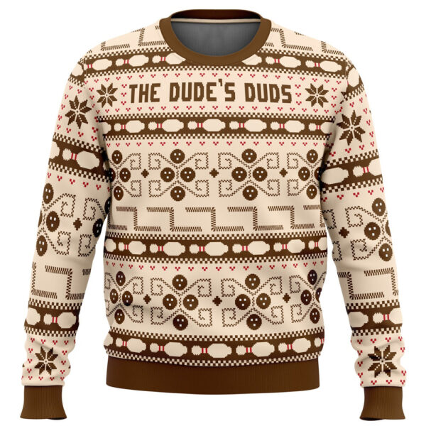 The Dudes Duds The Big Lebowski Ugly Christmas Sweater