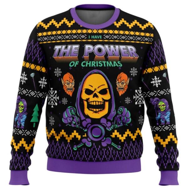 The Evil Power Of Christmas Heman Ugly Christmas Sweater