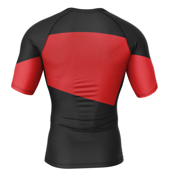 The Next Generation Red Star Trek Short Sleeve Rash Guard Compression Shirt