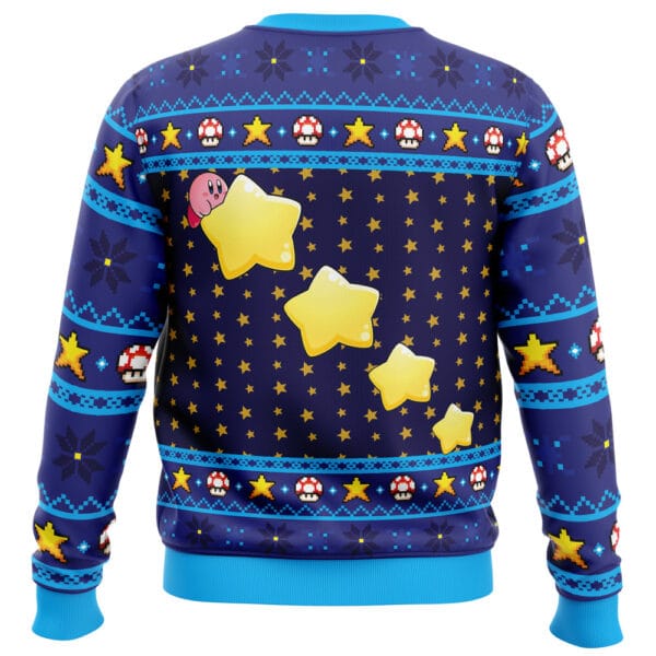 The Pink Hero Kirbys Dream Land Ugly Christmas Sweater