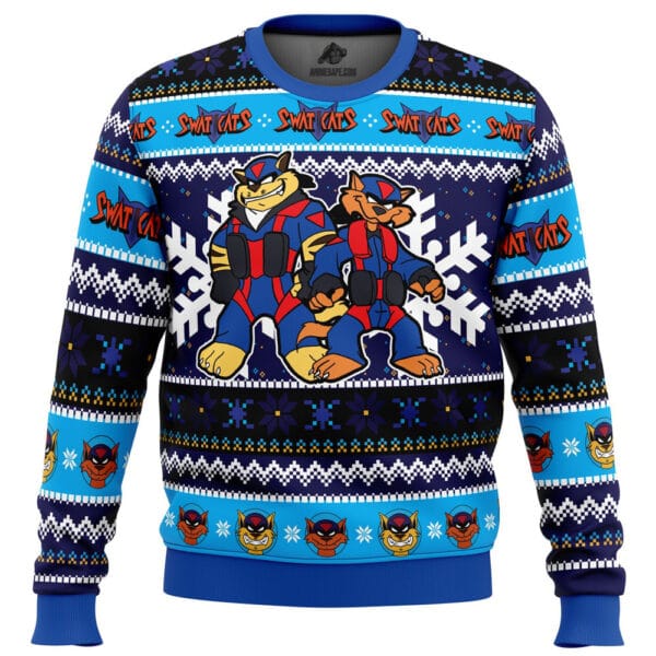 The Radical Squadron Swat Kats Ugly Christmas Sweater