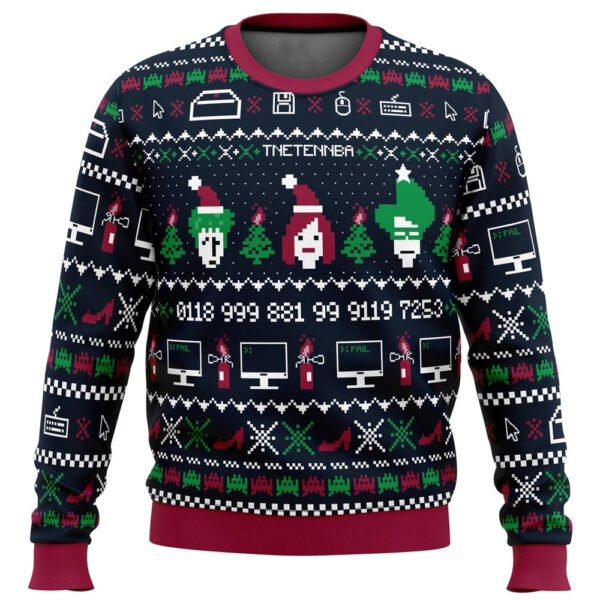 The X Mas Crowd It Crowd Ugly Christmas Sweater