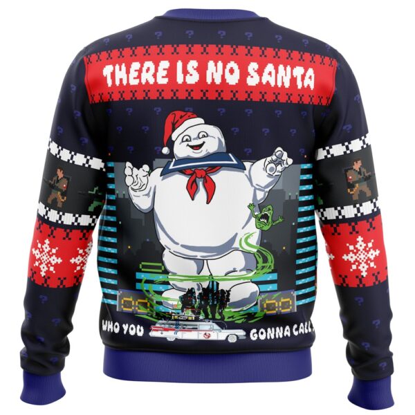 There Is No Santa Ghostbusters Ugly Christmas Sweater