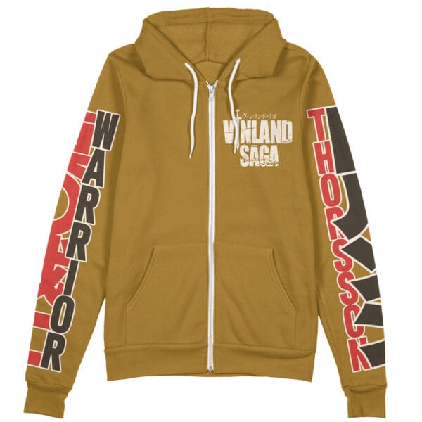 Thorfinn Vinlad Saga Streetwear Zip Hoodie Jacket