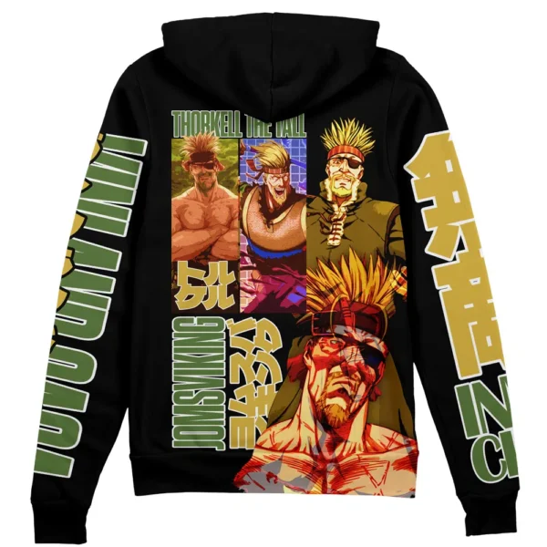 Thorkell Vinland Saga Streetwear Zip Hoodie Jacket