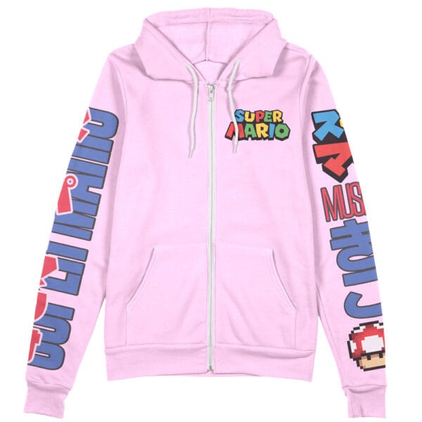 Toad Super Mario Streetwear Zip Hoodie Jacket