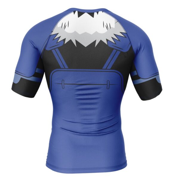 Anime Tobirama Senju Naruto Short Sleeve Rash Guard Compression Shirt Anime