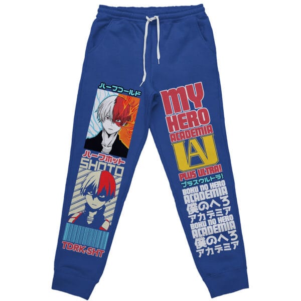 Anime Todoroki Shoto My Hero Academia Streetwear Sweatpants