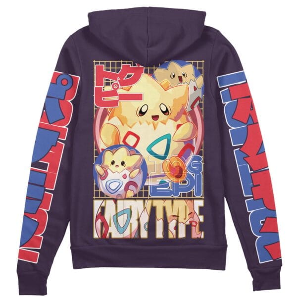 Togepi Pokemon Streetwear Zip Hoodie Jacket