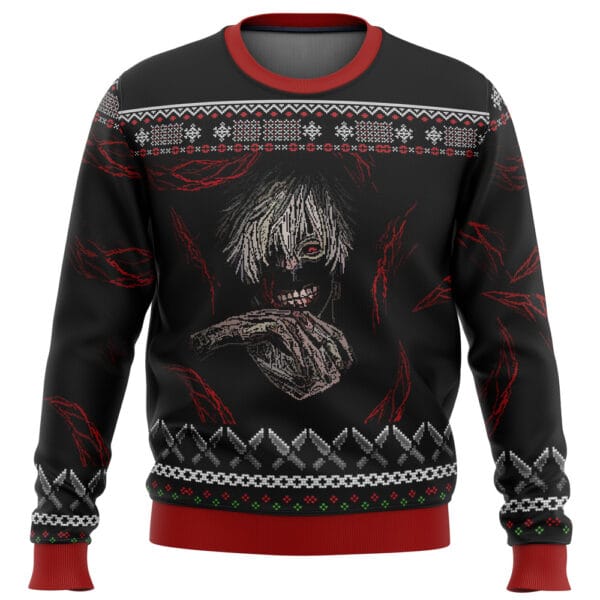 Anime Tokyo Ghoul Dark Kaneki Ugly Christmas Sweater