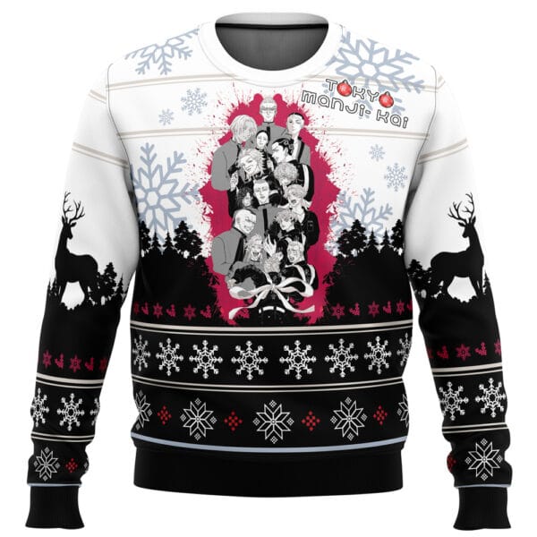 Anime Toman Tokyo Revengers Ugly Christmas Sweater