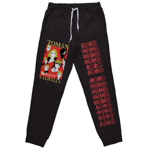 Anime Toman X Valhalla Tokyo Revengers Streetwear Sweatpants