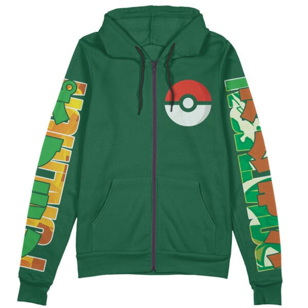 Torterra Pokemon Streetwear Zip Hoodie Jacket