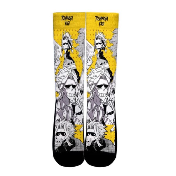 Toshinori Yagi Socks My Hero Academia Anime Socks Mixed Manga