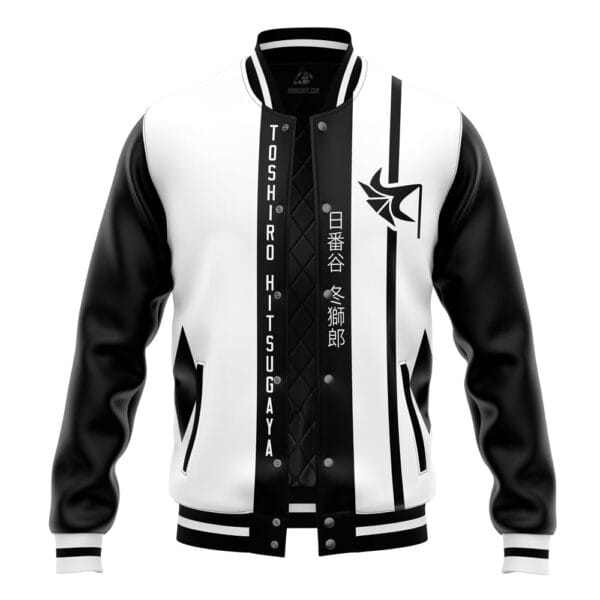 Anime Toshiro Hitsugaya Bleach Varsity Jacket