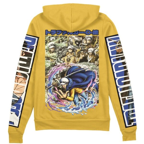 Trafalgar D Law One Piece Streetwear Zip Hoodie Jacket