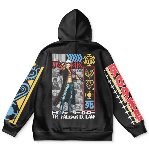 Trafalgar D Law V2 One Piece Streetwear Hoodie