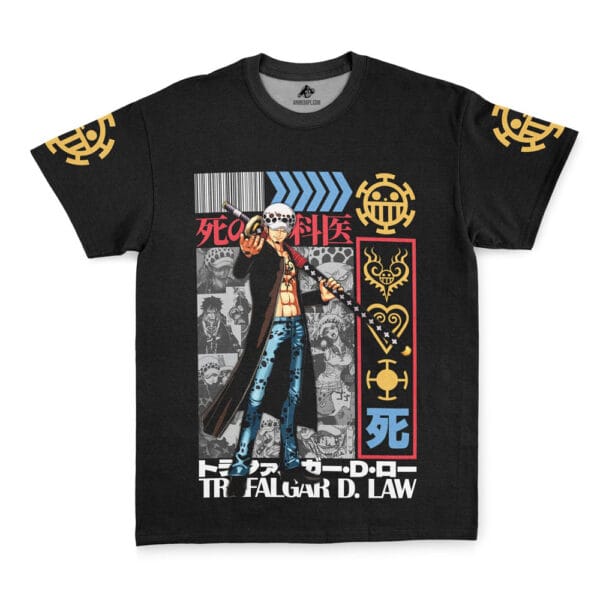 Trafalgar D Law V2 One Piece Streetwear T Shirt