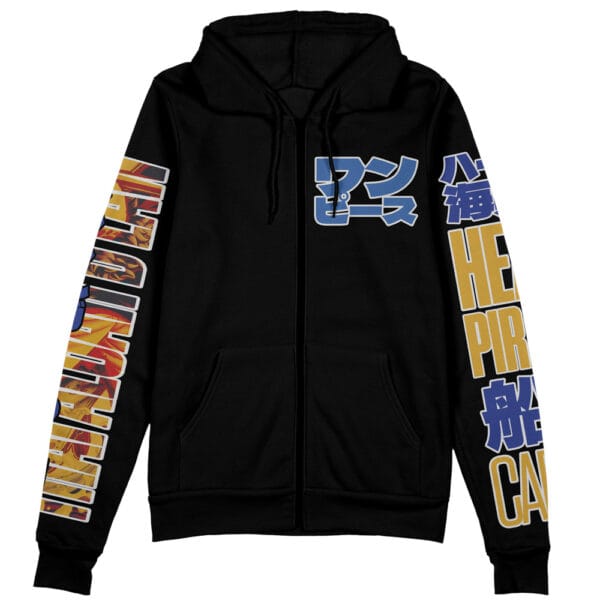 Trafalgar D Law V3 One Piece Streetwear Zip Hoodie Jacket