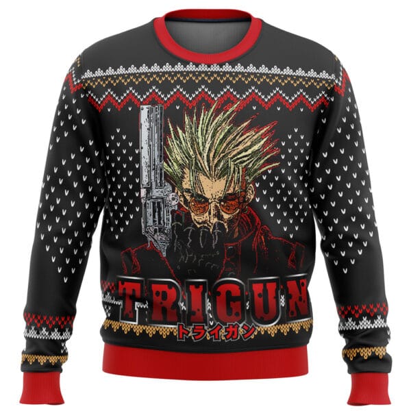 Anime Trigun Vash Emblem Ugly Christmas Sweater